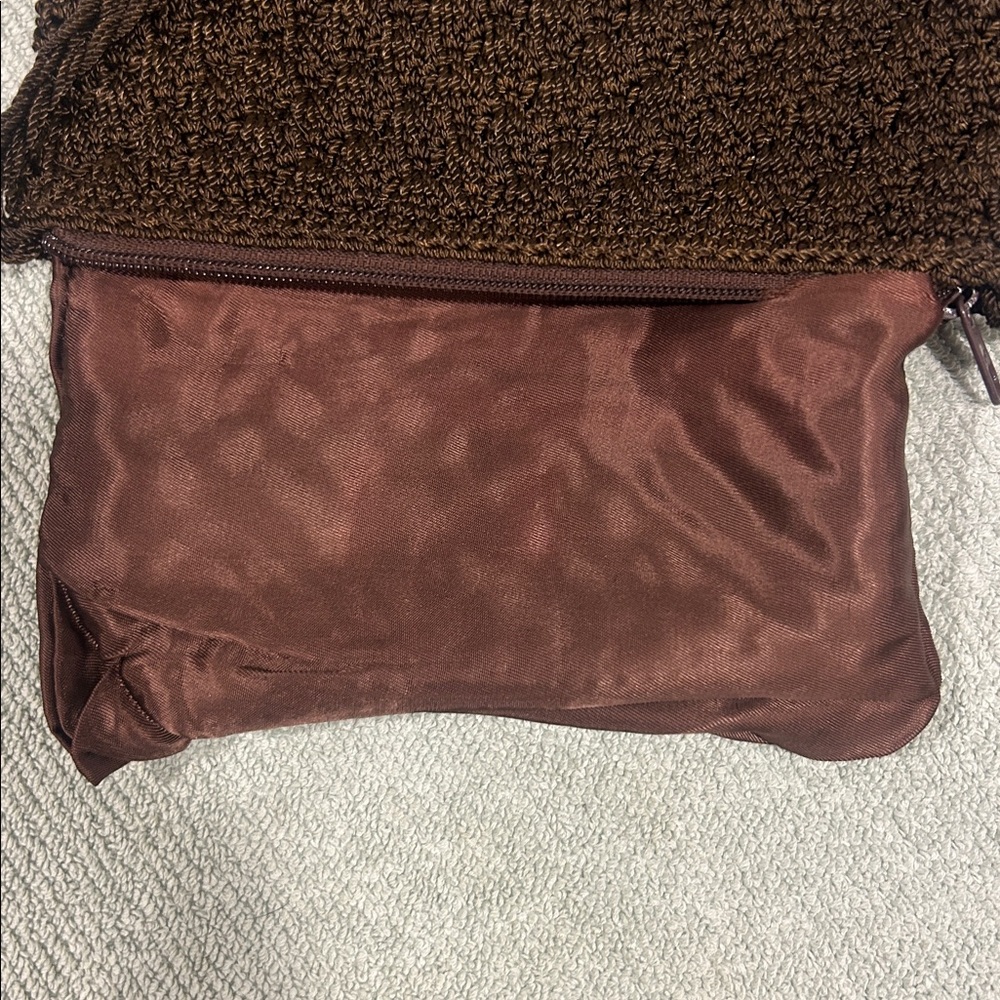 The Sak Brown Crochet Shoulder Bag - Picture 7 of 8